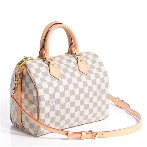 lv speedy 25 bandouliere damier azur|Lv speedy 25 price.